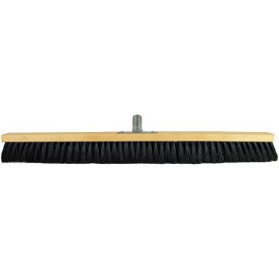Kamer bezem 80 cm, haar mengen, met metalen Stokhouder
