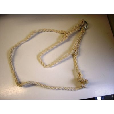 Halster poly/sisal enkelvoudige ring
