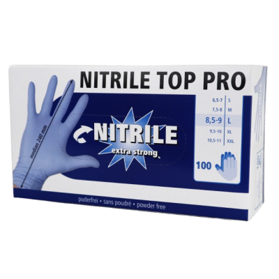 Nitril handschoenen voor algemeen gebruik 5,5 mil, 100 stuks, maat L