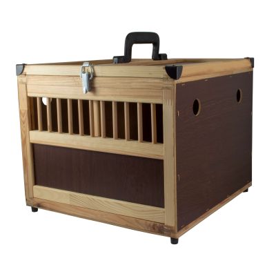 Transportkiste Holz für Tauben Hühner Kaninchen Kleintiere