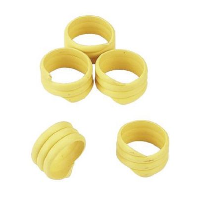Kip ringen, geel, 20 stuk Pack