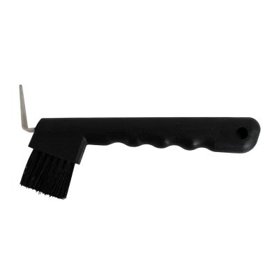 Hufkratzer mit Bürste - schwarz