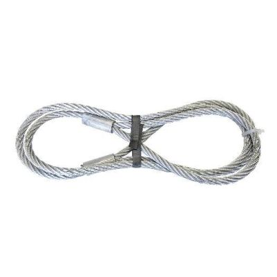 Staaldraad met 2 lussen, 2.0 m x 12 mm, 1250 kg