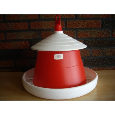 Pluimvee feeder 9 kg rood - oorspronkelijke Klaus