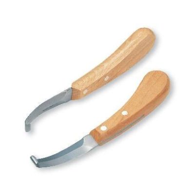 Hoof en klauw mes professional, beitseitig, middellange