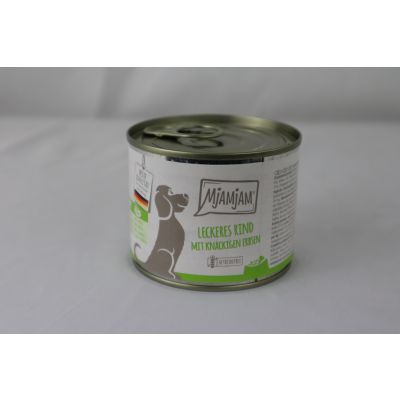 Hondenvoer "Beef &amp; Potatoes" - 200g blik heerlijk rundvlees met gekookte aardappelen en knapperige erwten