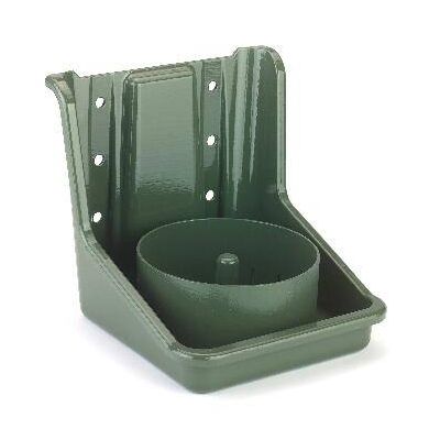 Groene zout lek stenen houder, PVC, met ronde invoegen