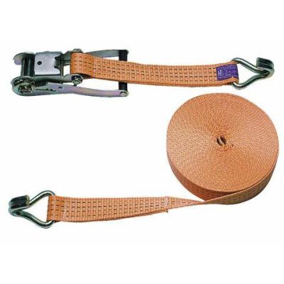 LASHING band 2 delige set, 1500 x 5 cm oranje, 4000 kg