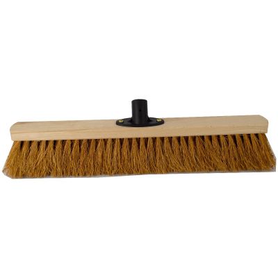 Kamer bezem 50 cm kokosnoot met snelle instellen houder