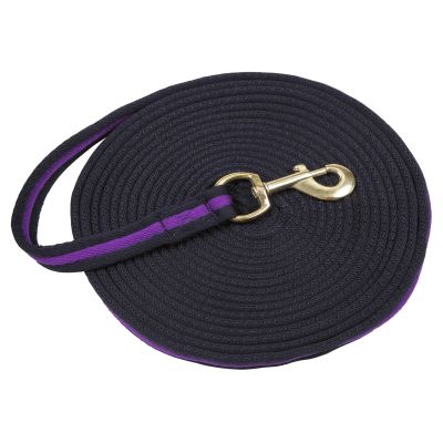 Longierleine Softlonge, 8 m lang verschiedene Farben violett