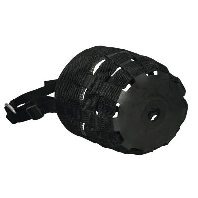 Muilkorf nylon - zwart voor warm bloed