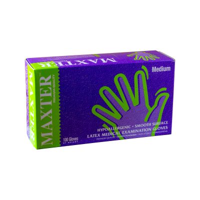 Latex Einmalhandschuh gepudert, 100 Stück, Gr. M