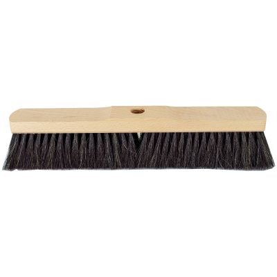 Zaalbezem 40 cm, paardenhaar met steelgat