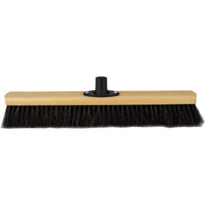 Kamer bezem 50 cm, paardenhaar (crin), met snelle instellen houder