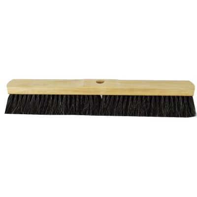 Zaalbezem 50 cm, natuurlijk haar, met steelgat Bezem paardenhaar Zaalbezem Kamerbezem