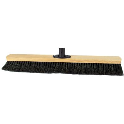 Zaalbezem 60 cm, paardenhaar, met Quick-fest houder
