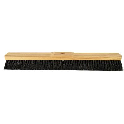 Zaalbezem 60 cm, paardenhaar, met steelgat