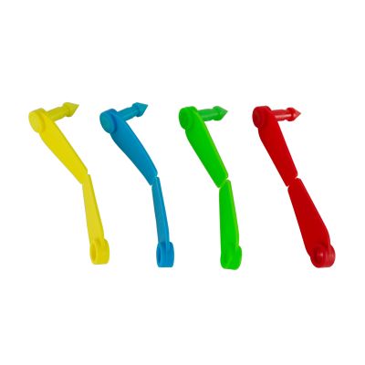 Oormerk Primaflex maat 0, blanco, geel, rood, groen, blauw, wit - 25 stuks/verpakking