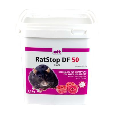RatStop DF blok aas 2,5kg rattengif