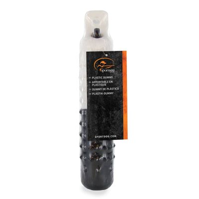 Sport hond plastic DUMMY zwart/wit SAC30-13299