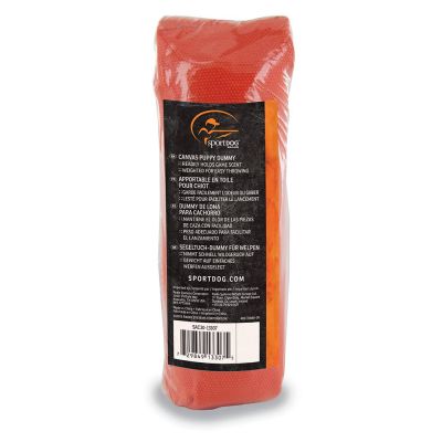 Sport hond CANVAS DUMMY voor puppies - oranje SAC30-13307