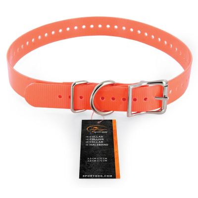 Sport hond kraag 2,5 cm oranje SAC30-13315