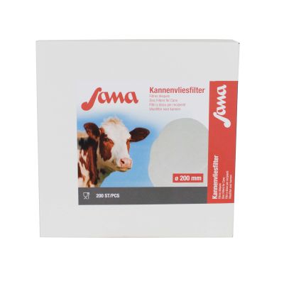 SANA Filterscheiben Kannenvliesfilter 200 mm Milchfilterscheiben