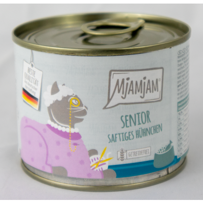 Senior" kattenvoer - 200g sappige kip voor oudere katten