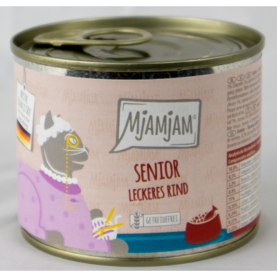 Senior" kattenvoer - 200g heerlijk rundvlees voor oudere katten