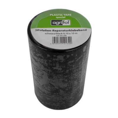 Silo Reparatur Klebeband, schwarz 10 cm breit, 10 m lang für Reparatur-, Abdichtungs- und Isolierarbeiten
