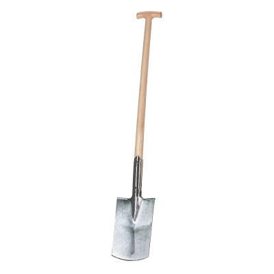 Spade met schacht, gesmeed staal