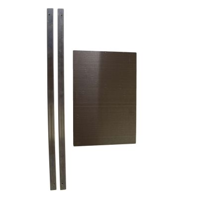 Aluminium Hühnerklappe 22cm x 32cm - Hühner Schiebetür für automatische Hühnerklappe