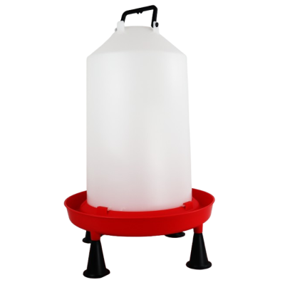 Premium gevogeltedrinkbak 15L - Gevogeltedrinkbak met poten &amp; vuldop