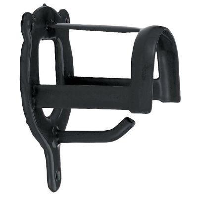 Bridle rack, zwart metaal