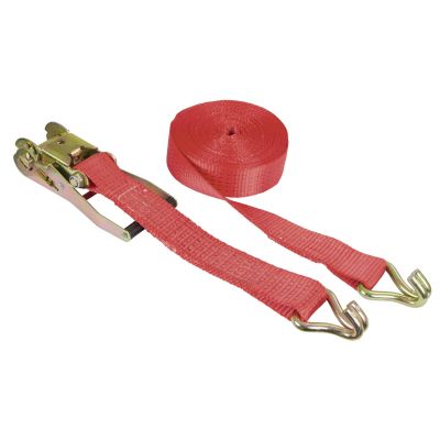 Sjorringen band 2-delige, 8 m x 50 mm, 5000 kg, Red