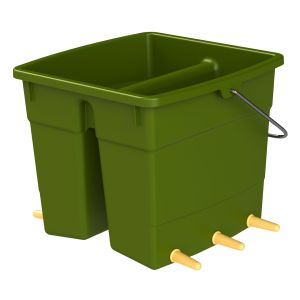 Lam emmer kunststof, 6 zuignap set voor vakken partities