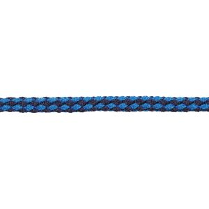 Exclusieve leadrope 200 cm. met paniek haak, Navy/licht blauw