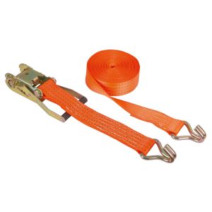 Sjorringen band 2-delige 800 x 5 cm oranje, 4000 kg