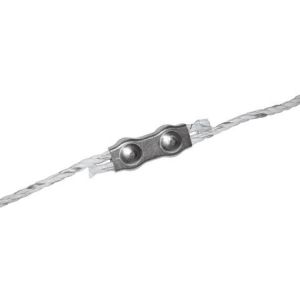 Kabelaansluitingen, gegalvaniseerd voor 8 mm rope - 10 Stück / Pack