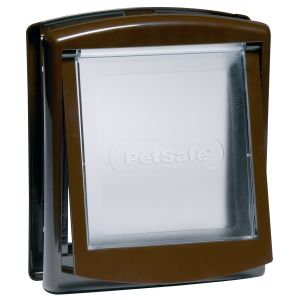 Staywell® originele 2-weg huisdier deur kleine brown voor katten en honden - K730SGIFD