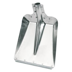 Aluschaufel maat 7, 32 cm met stalen rand