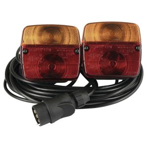 Magnetische aanhangwagen verlichting instellen 2,50/7,50 m kabel