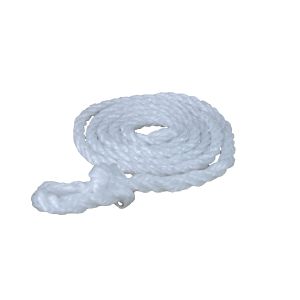 Polytau 2 m met kleine lus, wit - Bindtouw van polypropyleen (PP)