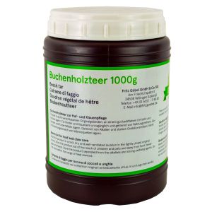 1 kg Beukenhoutteer Houtteer Hoefteer Lokmiddel wildbroed dik