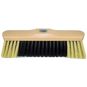 Keukenklopper 28 cm gelakt, haarmix, met draad
