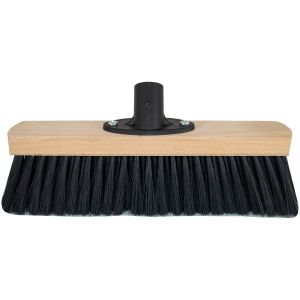 Halbezem 28 cm met haarmengeling en Quick-fest houder