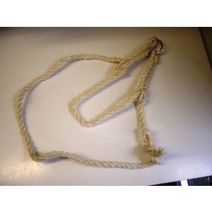 Halster poly/sisal enkelvoudige ring