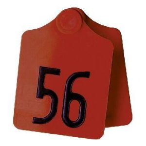 Primaflex oor label grootte 2, gevormde, geel, rood, groen, blauw, wit (25 stuks per verpakking)