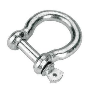 Gepolijst shackle, Zink plated 10 mm, 3 PC 's
