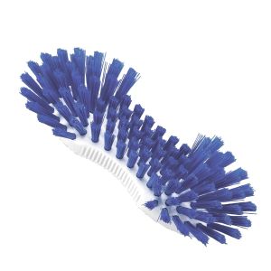 Pot borstel met blauwe varkenshaar, boilable